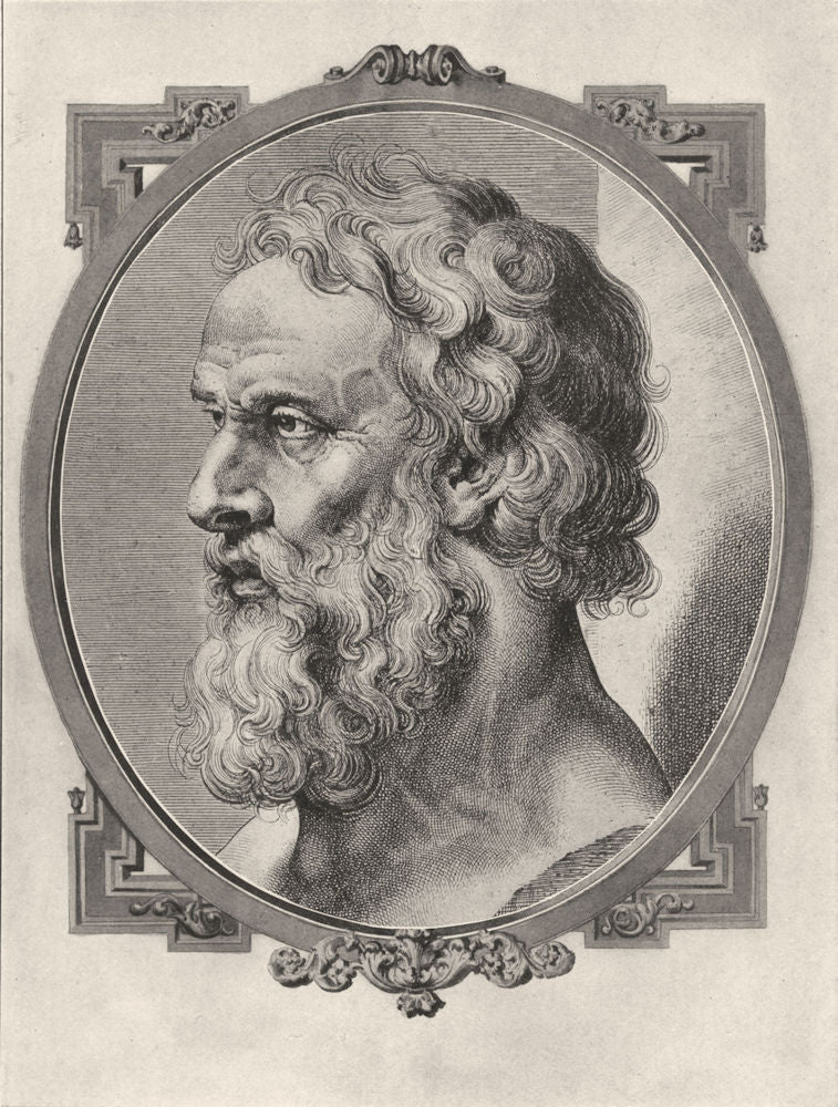 PHILOSOPHY. Plato 1907 old antique vintage print picture